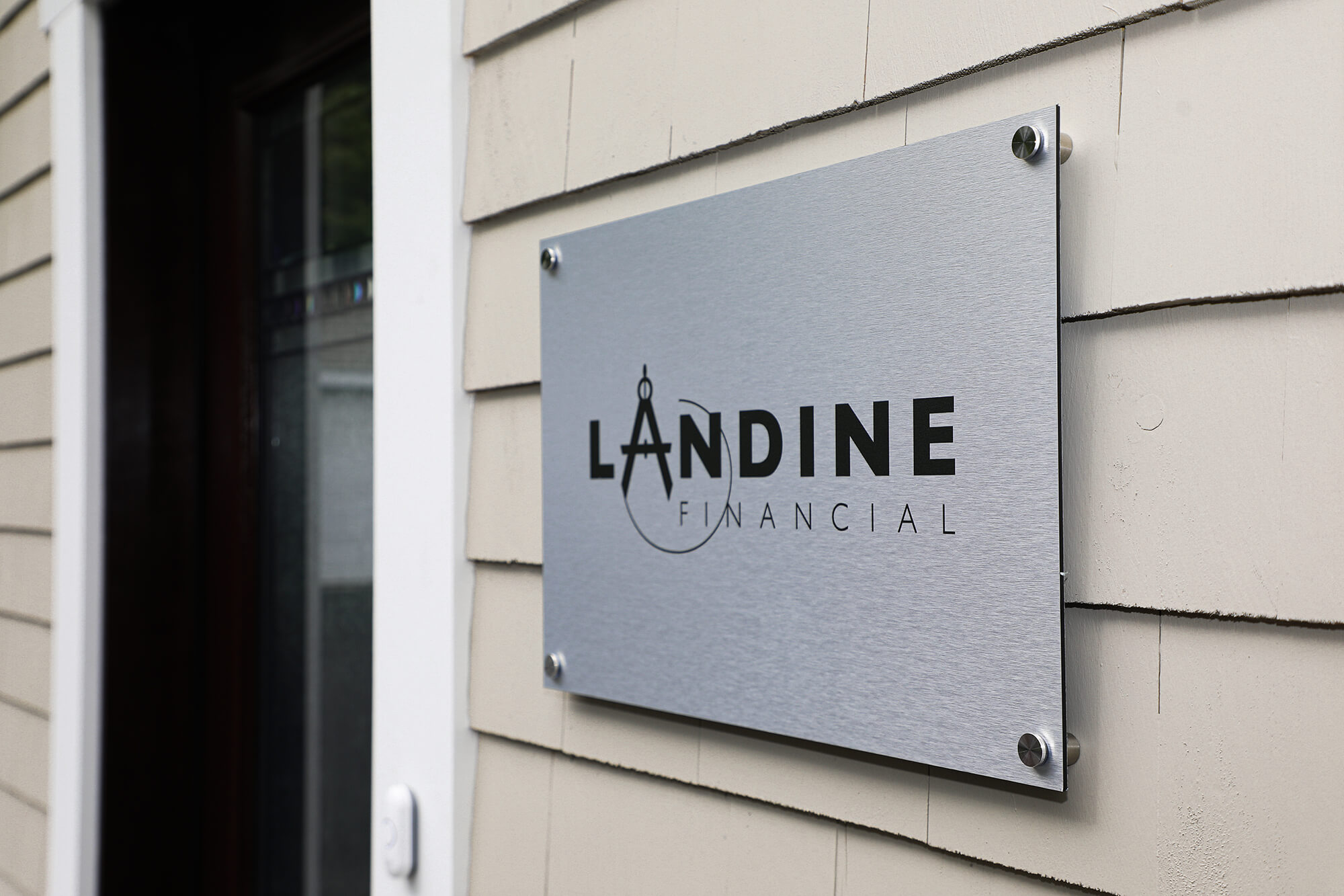 Landine Financial signage